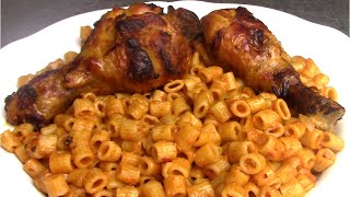 RECETTE PÂTE AU POULET À LA SAUCE TOMATE HYPER FACILE SAVOUREUX ET RAPIDE 51 [upl. by Namwen]