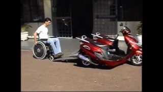 Road Chariot City Wheelchair Motorcycle for Disabled [upl. by Raddy]