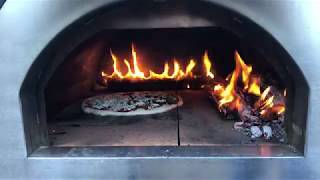 Cooking Pizzas in the WPPO 24 Inch Deluxe Wood Fired Oven [upl. by Jemie841]