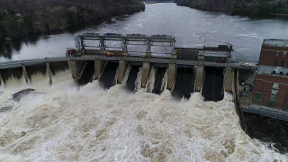 Inondation au Barrage La Gabelle en Mauricie [upl. by Plate]