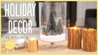 DIY  Holiday Decorations Cute amp Easy [upl. by Ecinahc616]