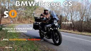 S O  BMW R1300 GS  Avis après Rodage1100 km  Mars 2024 [upl. by Freddie485]