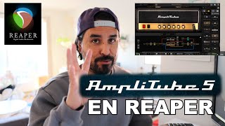 Amplitube 5 en Reaper  Como Tener Amplitube 5  Tutorial Reaper  Stu Ureta [upl. by Redleh]