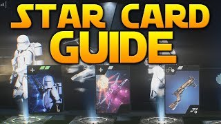 HOW TO COLLECT amp UPGRADE STAR CARDS  Star Wars Battlefront 2 [upl. by Ddej]