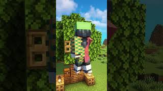 Minecraft Tree House🏠 shorts [upl. by Shelden]