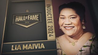 Lia Maivia  WWE Hall of Fame Class of 2024 [upl. by Elocyn773]