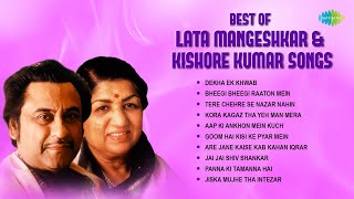 Lata Mangeshkar and Kishore Kumar Songs  Bheegi Bheegi Raaton Mein  Dekha Ek Khwab Old Hindi Song [upl. by Jorgan]