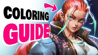 💎 NEW COLORING METHOD how to color your drawings [upl. by Gladdie153]