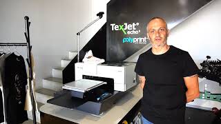 Impresora DTG  TexJet Echo2 de Polyprint [upl. by Wit]