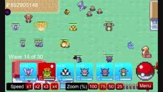 Pokemon Tower Defense Cinnabar Island  PTD 60 LEVEL GUIDE [upl. by Oilalue]