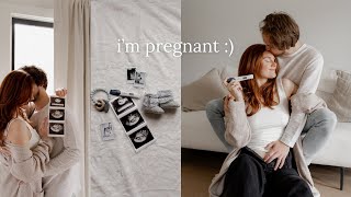 IM PREGNANT finding out and surprising my husband [upl. by Dillie]