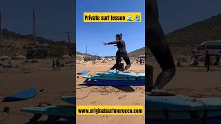 Book your surf lesson now wwworiginalsurfmoroccocom surfmorocco surftripmorocco [upl. by Morie]