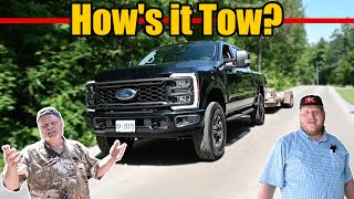 2023 Ford F250 Tremor Towing Test Can This OffRoad Super Duty Still Handle Work [upl. by Sukramal]