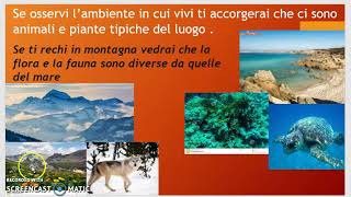 Scienze Gli ambienti [upl. by Gnouv]