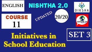 School Based Assessment Quiz Answers  Nishtha Module 10  Complete Course  Diksha [upl. by Doralin368]