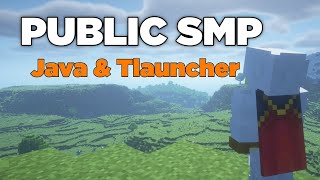 NEW Public Minecraft SMP Java amp Tlauncher [upl. by Nylhtak]