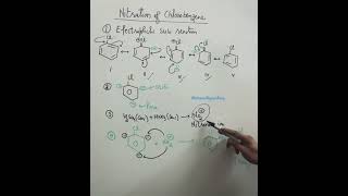 Nitration  Electrophilic substitution reaction haloarenes [upl. by Daggna]