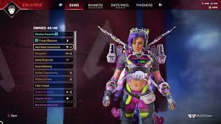 New Legendary Skin Valk Heartbeat Harmonizer S16 Battle Pass Apex Legends  Highlight  Mar23 [upl. by Radborne]