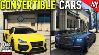 Top 10 Convertible Cars In GTA Online [upl. by Anauqes504]