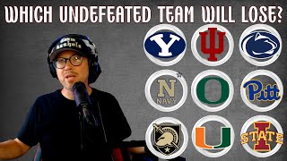 WEEK 9 PREDICTIONS TWO UNDEFEATED TEAMS WILL LOSE THIS WEEK [upl. by Arbrab408]