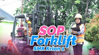 SOP FORKLIFT  Teknik Logistik SMK Krian 1 [upl. by Jak]