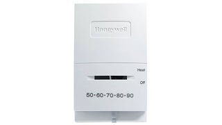 Honeywell Standard Millivolt Heat Manual Thermostat CT53K1006 [upl. by Leivad819]