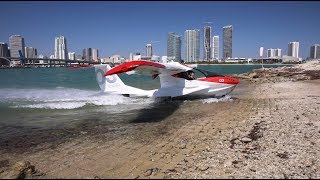 A day in Miami flying the seaplane ICON A5 Aircraft [upl. by Mclaughlin201]