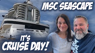 BOARDING amp EXPLORING MSC SEASCAPE FROM PORT MIAMI  MSC CRUISES SEASIDE EVO CLASS 2023 [upl. by Warram]