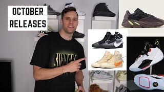 HYPE SNEAKER RELEASES FOR OCTOBER [upl. by Saundra]