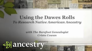 Using the Dawes Rolls to Research Native American Ancestry  Ancestry [upl. by Ley982]