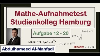 Aufgaben 1220  STKHamburg  MatheAufnahmetest [upl. by Oratnek]