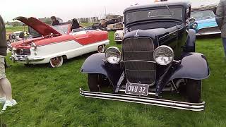 Fins and Chrome South Shields UK The American Cars [upl. by Areem]