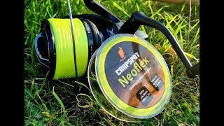 Carpspot Neoflex  quotDie sinkende Schnur zum Karpfenfischenquot  NeonGelb Carpline  Sinking Braid [upl. by Schilit564]