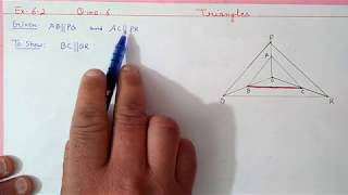 Chapter6 Ex62 Q3456 Triangles  Ncert Maths Class 10  Cbse [upl. by Nossyla]