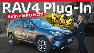 RAV4 PlugIn Hybrid  Rein elektrische Reichweite im Test [upl. by Cheston]