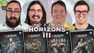 FIRST LOOK Modern Horizons 3 Precons  Omo VS Disa VS Ulalek VS Satya sponsored [upl. by Carolann]