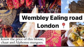 Ealing road Wembley walking tour with friends  Chaat stalls in London  Mini Gujarat  4K [upl. by Bear]