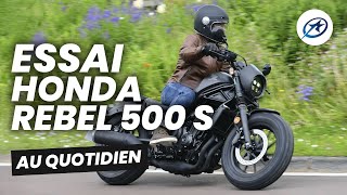 Essai Honda CMX 500 Rebel S 2020 [upl. by Kall]