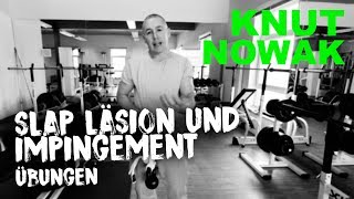 SLAP Läsion amp IMPINGEMENT Übungen  Knut [upl. by Danaher]