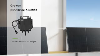 Launch der MicroWechselrichterserie Growatt NEO 800MX Die Zukunft der Solarenergie hat begonnen [upl. by Assilam]