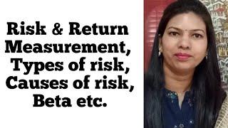 Risk and return measurement in Hindi  Beta in Hindi [upl. by Anelrahc]