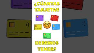 💳 ¿Cuántas TARJETAS de crédito debo TENER dinero [upl. by Otilia]