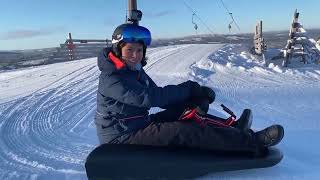 Aking for voksne  Gaute og Cathrine tester Fulufjellet Alpinsenter ved Trysil  Ferieperler [upl. by Audrie]