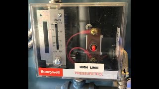 How to set amp adjust steam boiler pressure controls [upl. by Teeniv438]