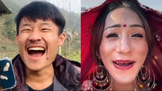 Nikisha got prank 🤣😂 fyp viral prank  Nikisha Shrestha l Amar Rai [upl. by Akitahs96]