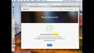 Reset Apple ID Password iPhone Macbook [upl. by Margit]