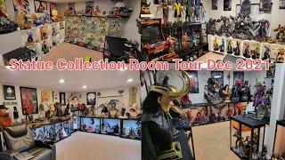 Statue Collection Mancave Room Tour Year End 2021 [upl. by Hirst]