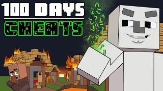 100 Days  Minecraft with CHEATS [upl. by Lorilee]