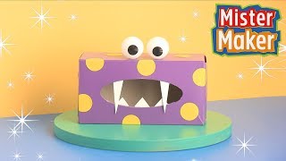 Tissue Box Monster 👾🤧 with Mister Maker 👨‍🎨 [upl. by Brosine]