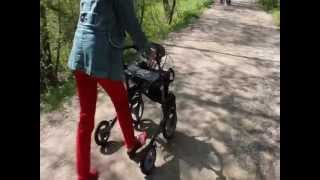 Praxistest Outdoorrollator Dietz Taima XC und Topro Olympos Mai 2014 [upl. by Jimmy]